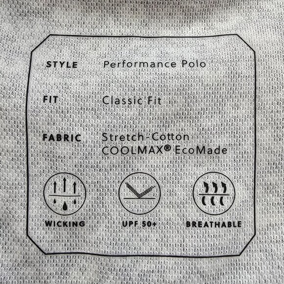 J. Crew Men’s Medium Performance Polo – Blue Floral Print - Picture 7 of 7